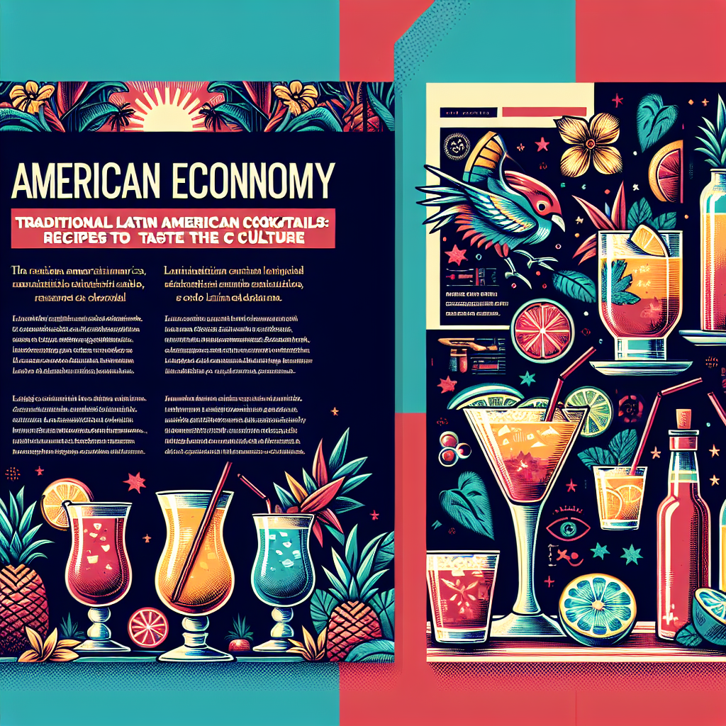 Capa do artigo: Economia americana: Coquetéis Típicos da América Latina: Receitas para Saborear a Cultura