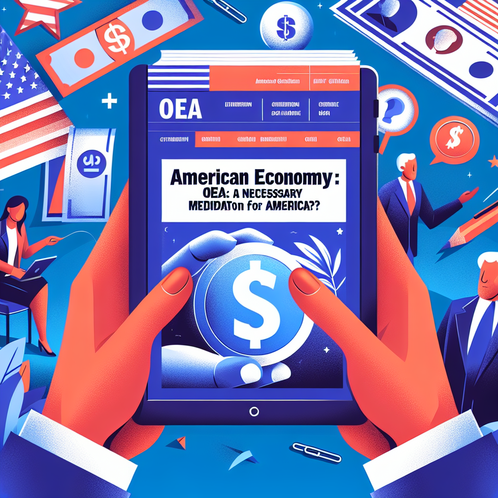 Capa do artigo: Economia americana: OEA: Um Mediador Necessário para a América?