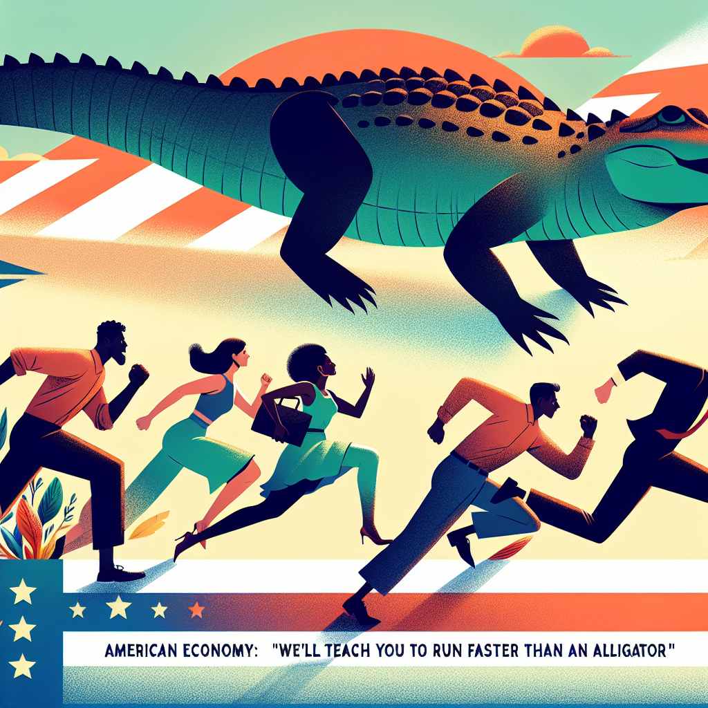 Capa do artigo: Economia americana: đ IMIGRAĂĂO EUA: âVamos ensinar vocĂȘs a correr mais rĂĄpido que um jacarĂ©â