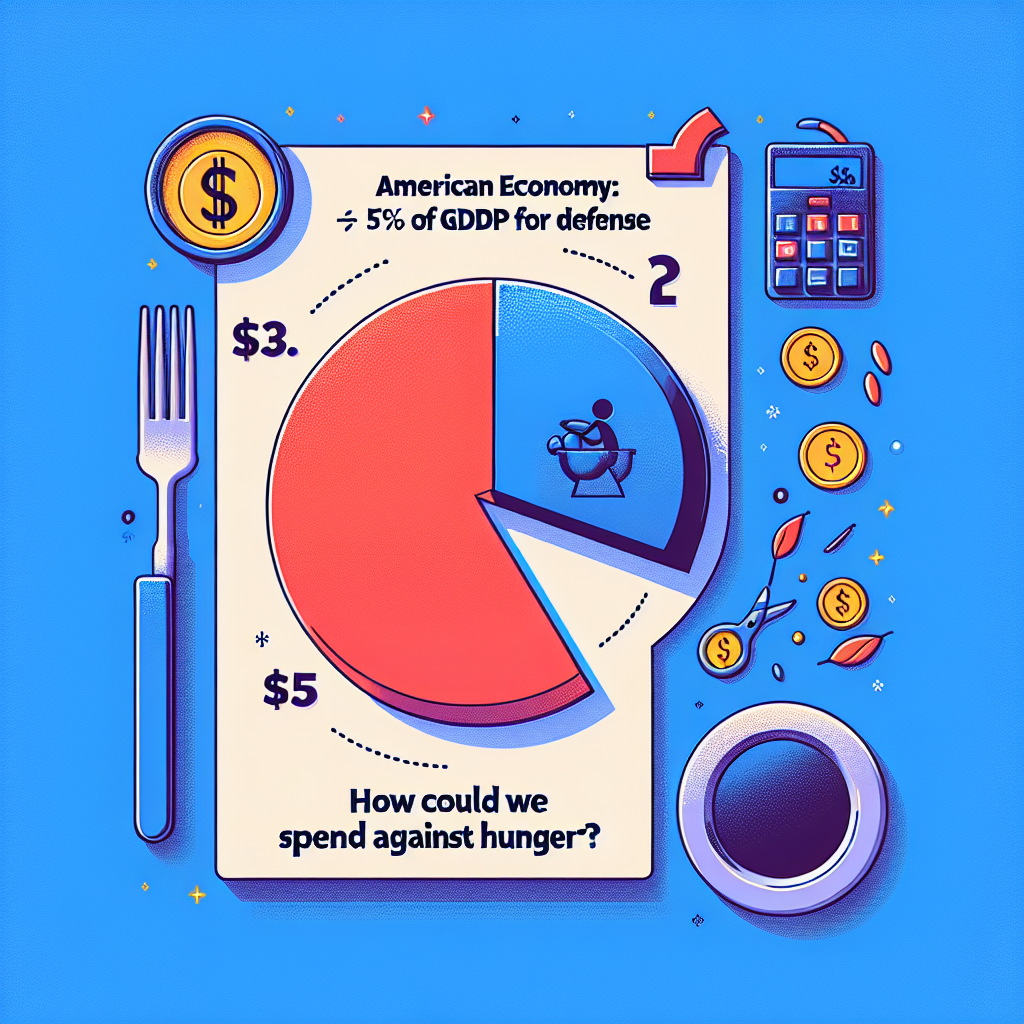 Capa do artigo: Economia americana: 💡 5% do PIB para Defesa: Quanto Poderíamos Gastar Contra a Fome?