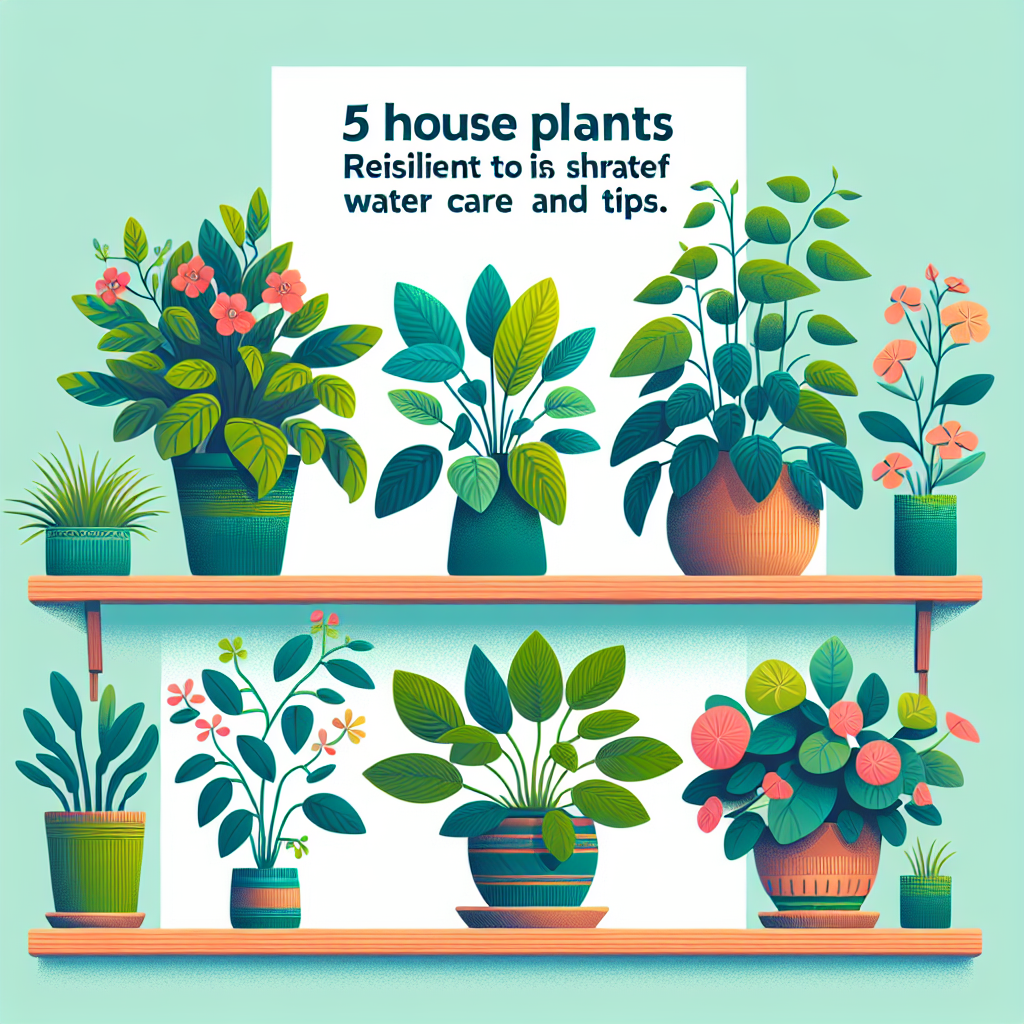 Capa do artigo: 5 Plantas De Casa Resilientes à Falta De água Cuidados E Dicas