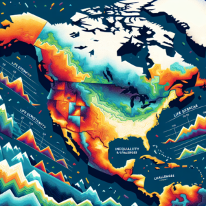 Geopolítica das americas: Continente americano: Expectativa De Vida Nas Américas