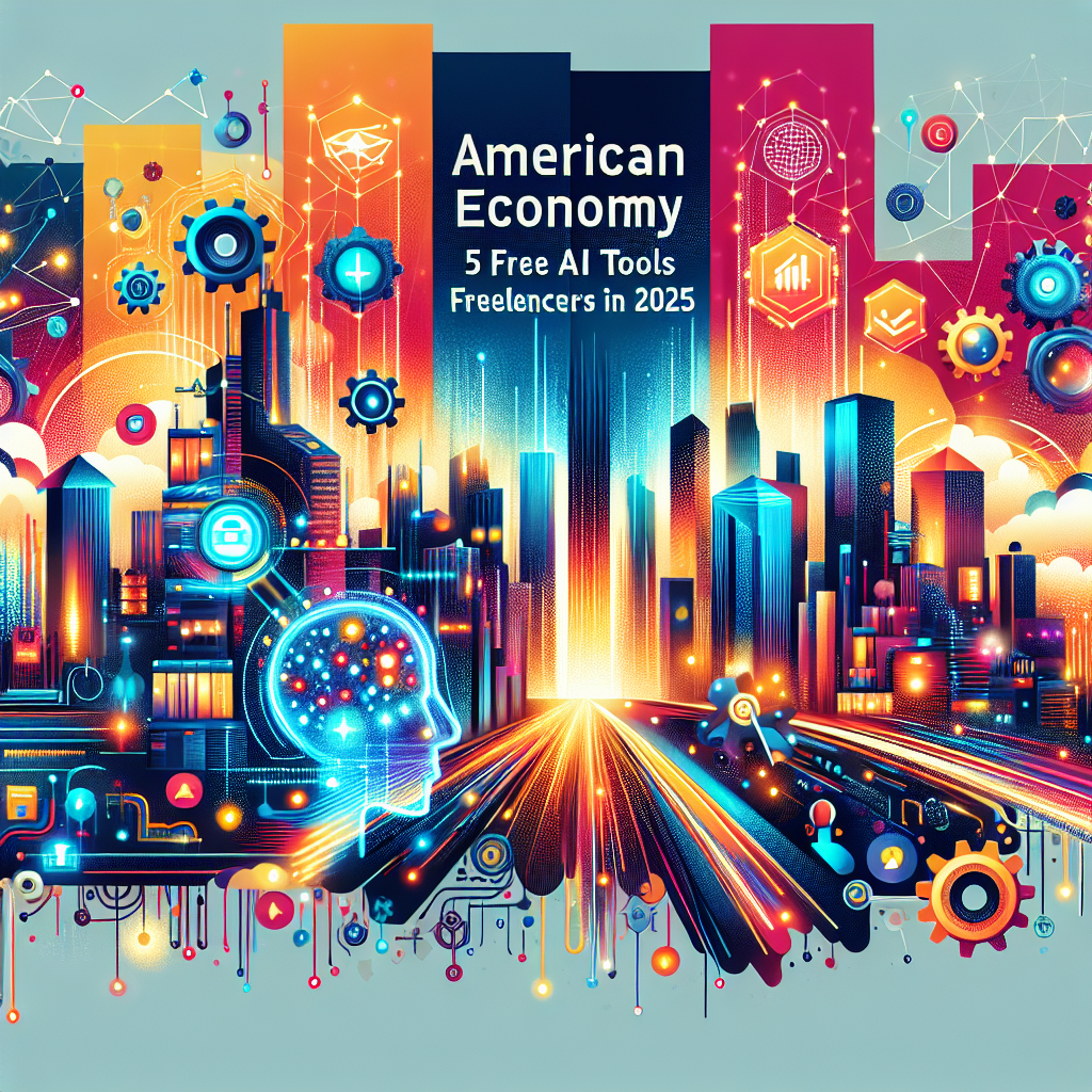 Capa do artigo: Economia americana: 5 outils IA gratuits pour freelances en 2025