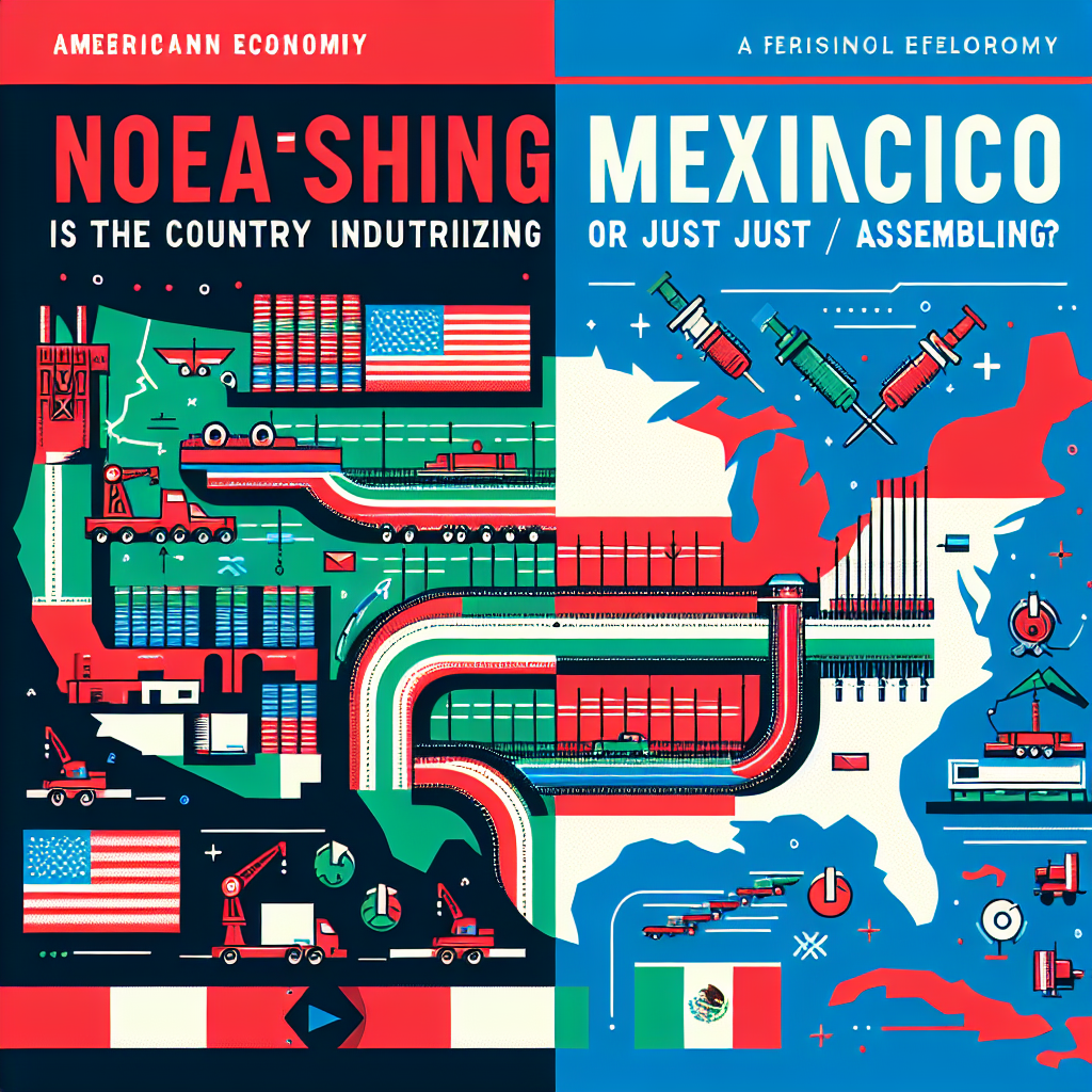 Capa do artigo: Economia americana: Nearshoring no México: O país está se industrializando ou só montando?