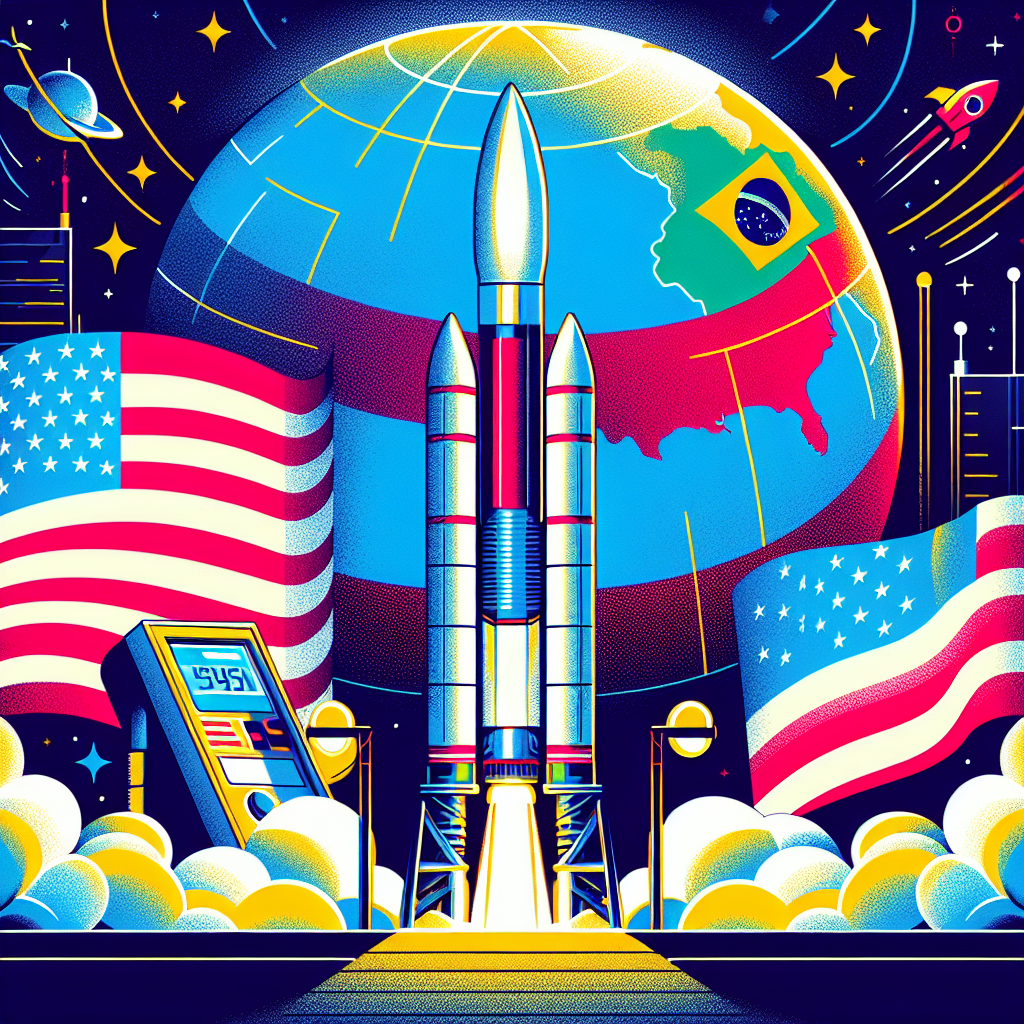 Capa do artigo: Economia americana: Brazil enters the global market for commercial space launches.