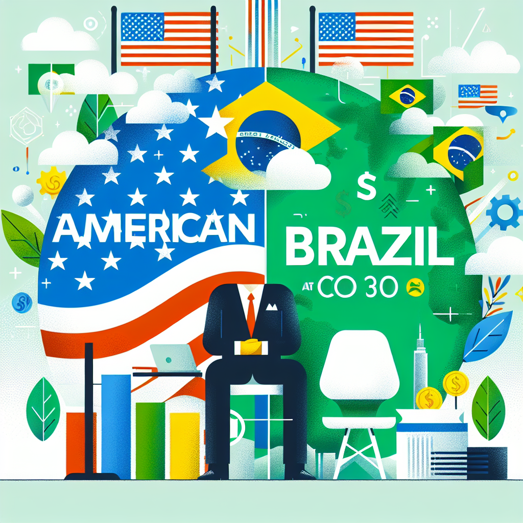 Capa do artigo: Economia americana: Brasil na COP30