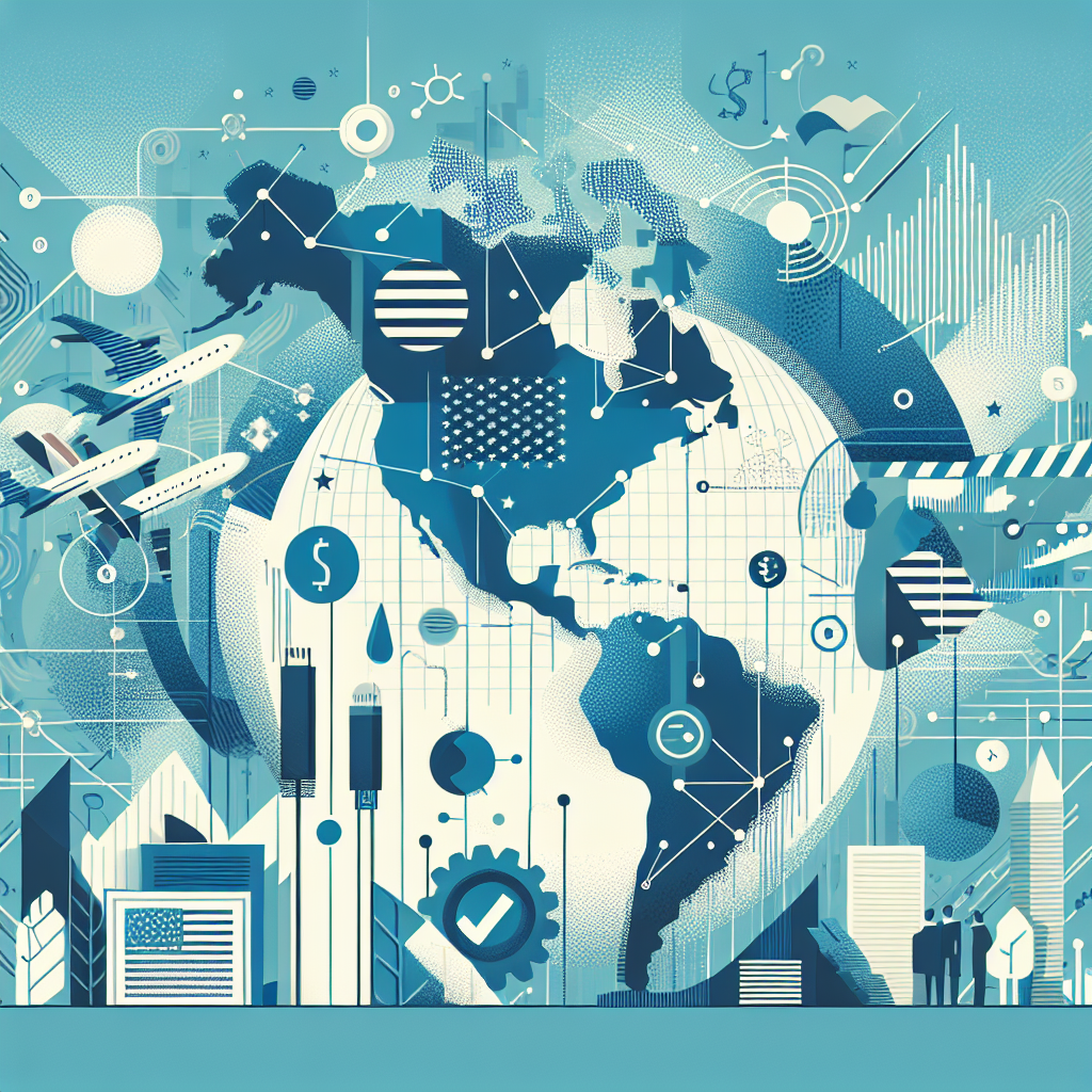 Capa do artigo – Economia americana: Tecnologias Emergentes nas Américas: Redesenhando as Relações Internacionais