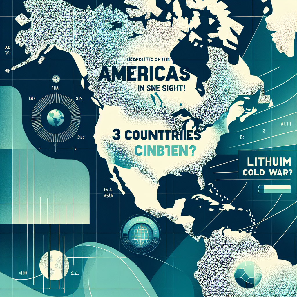Capa do artigo – Geopolítica das americas: Continente americano: ¡Continente americano: ¿3 países a la vista! ¿Guerra fría del litio?