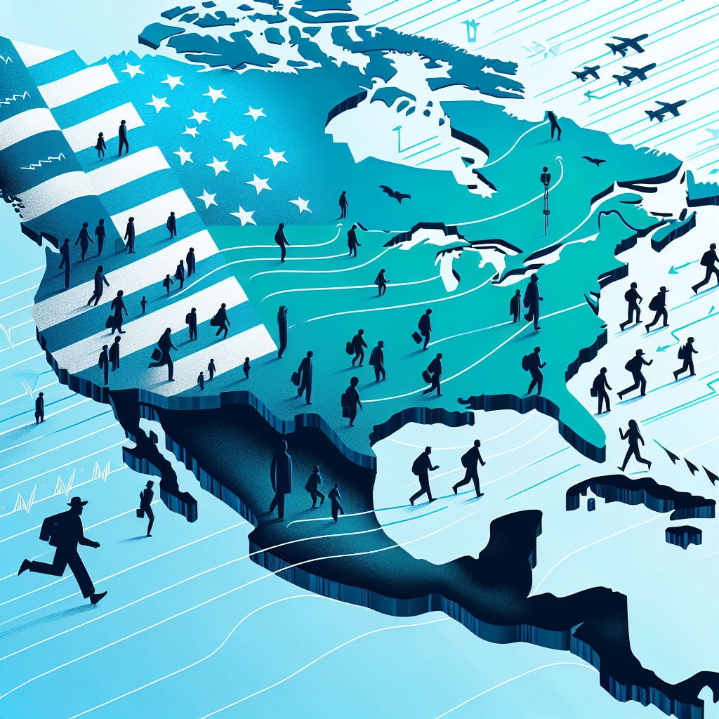 Capa do artigo – Geopolítica das americas: American Continent: Migration Crisis: USA-Mexico on the Edge of the Abyss?