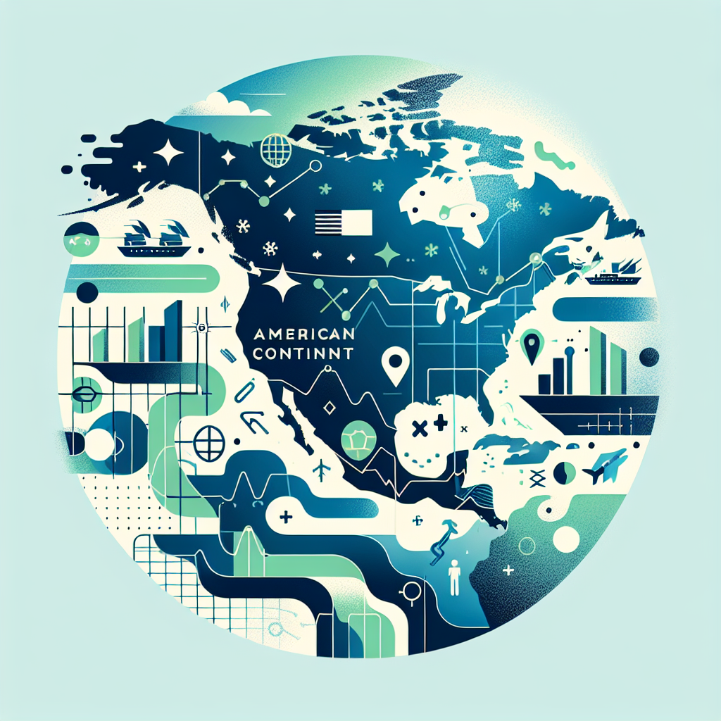 Capa do artigo – Continente americano: Geopolitics of the Americas: American continent: Migration crisis: Is the U.S.-Mexico on the brink of the abyss?