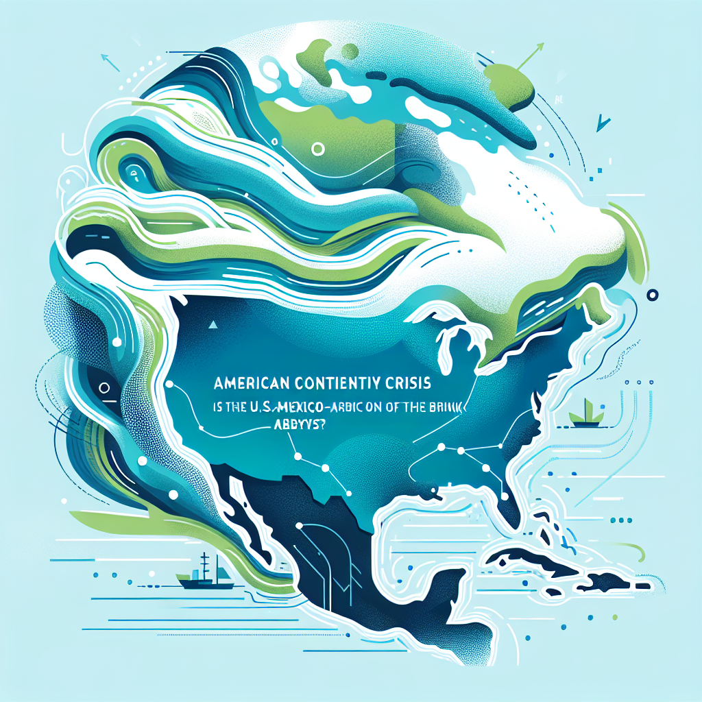 Capa do artigo – Continente americano: American continent: Crise migratória: Is the U.S.-Mexico on the brink of the abyss?