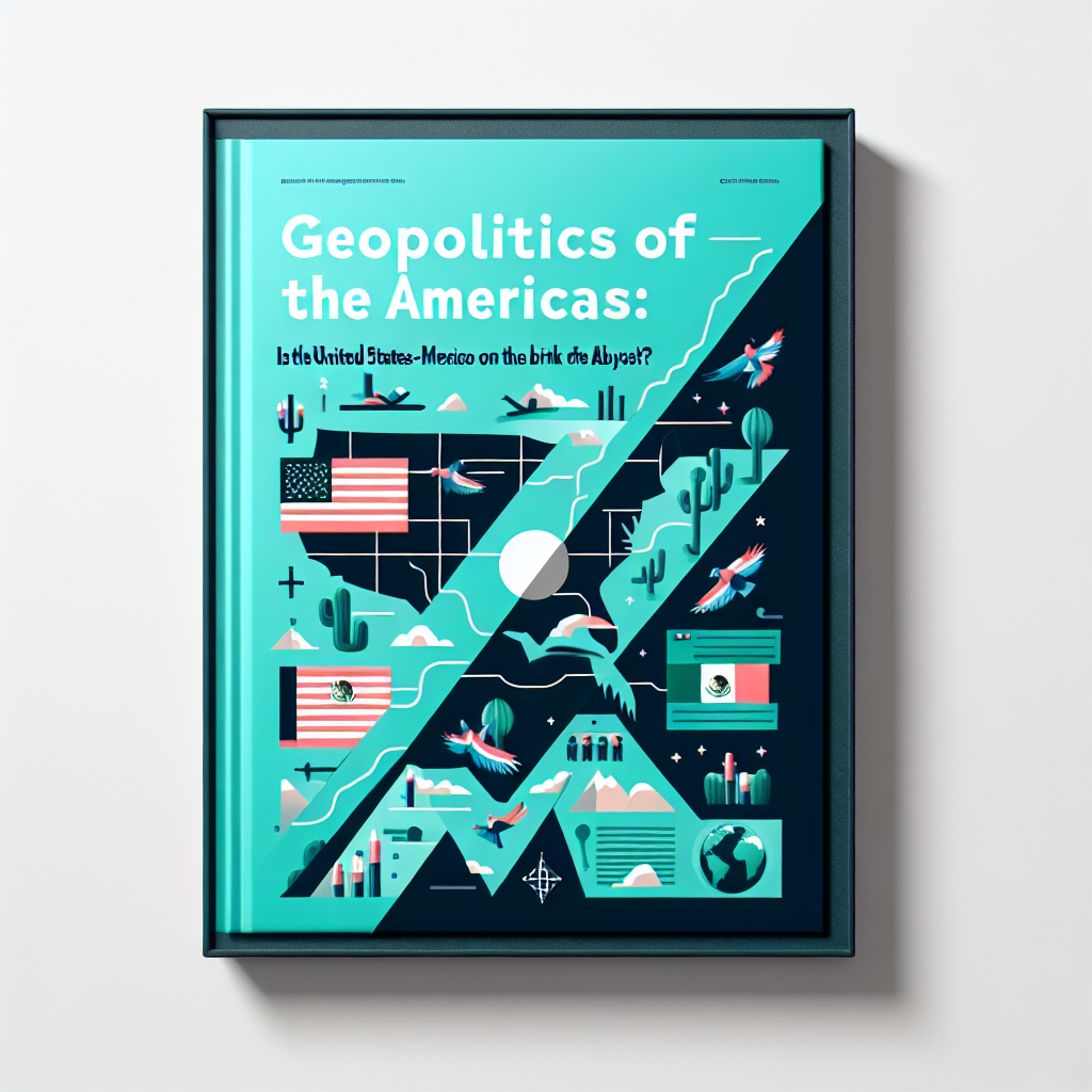 Capa do artigo – Geopolítica das americas: American continent: American continent: Migration crisis: Is the United States-Mexico on the brink of the abyss?