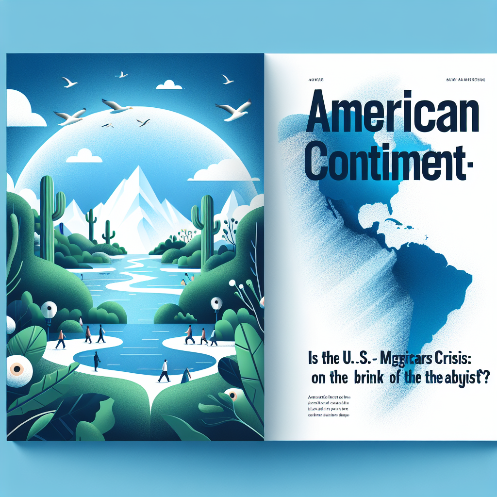 Capa do artigo – Continente americano: Migratory crisis: Is the U.S.-Mexico on the brink of the abyss?