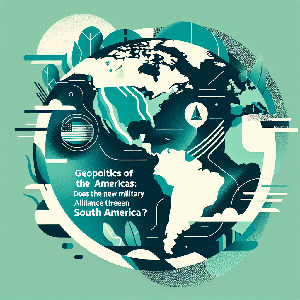 Capa do artigo – Geopolítica das americas: Continente americano: ¿Amenaza la Nueva Alianza Militar ABALA a América del Sur?