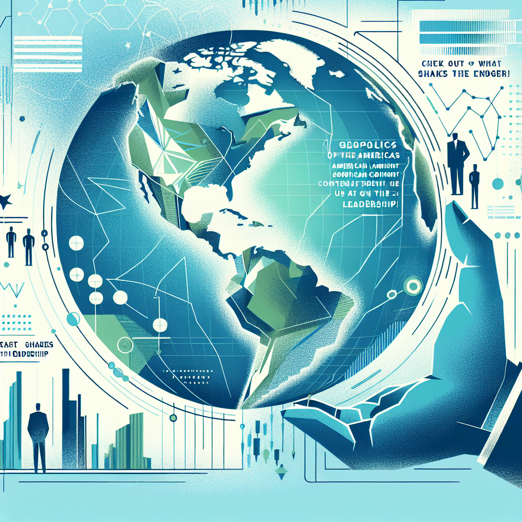 Capa do artigo – Geopolítica das americas: Continente americano: EUA no limite: Confira o que abala a liderança!