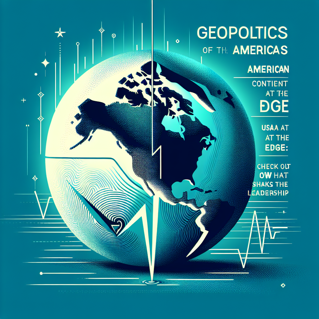 Capa do artigo – Geopolítica das americas: Continente americano: EUA no limite: Confira o que abala a liderança!