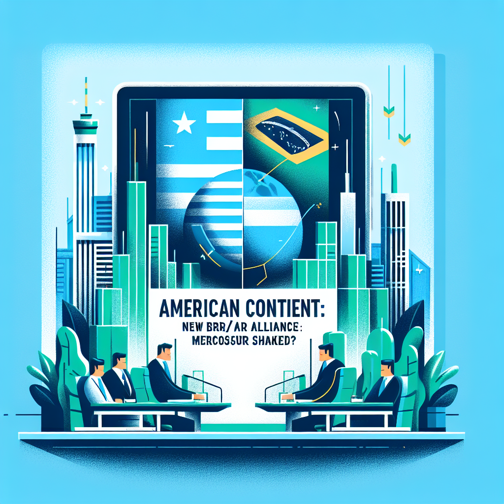 Capa do artigo – Continente americano: American continent: New BR/AR Alliance: Mercosur shaken?