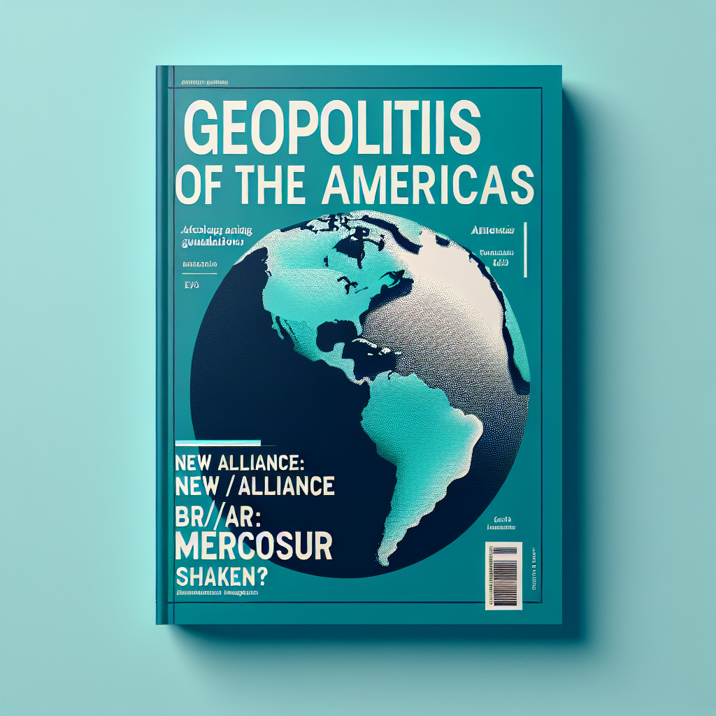 Capa do artigo – Geopolítica das americas: American continent: New Alliance BR/AR: Mercosur Shaken?