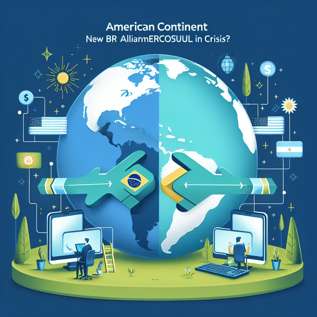 Capa do artigo – Continente americano: Nova Aliança BR/AR: Mercosul em crise?