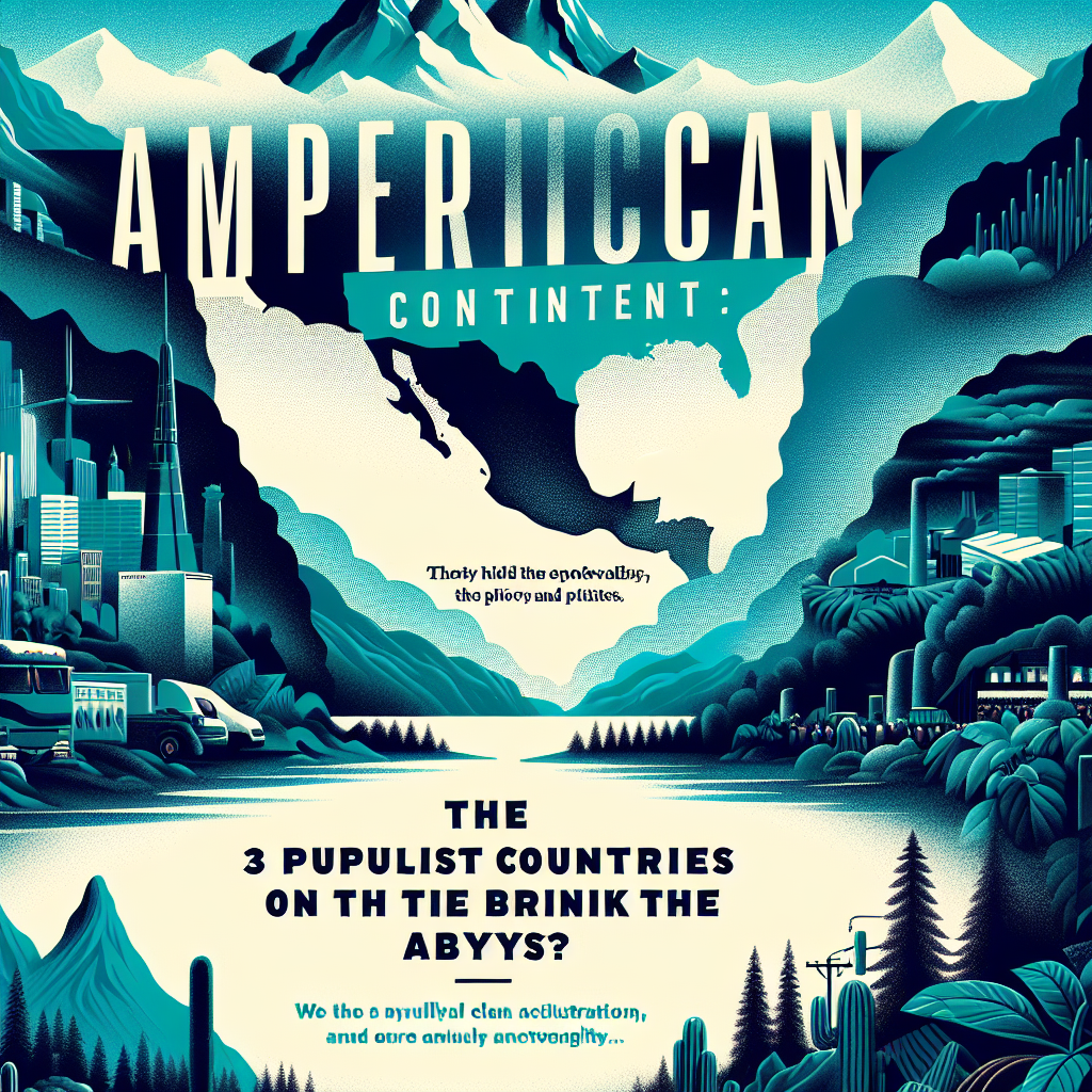 Article Cover - American Continent: ¿3 Países Populistas al Borde del Abismo?