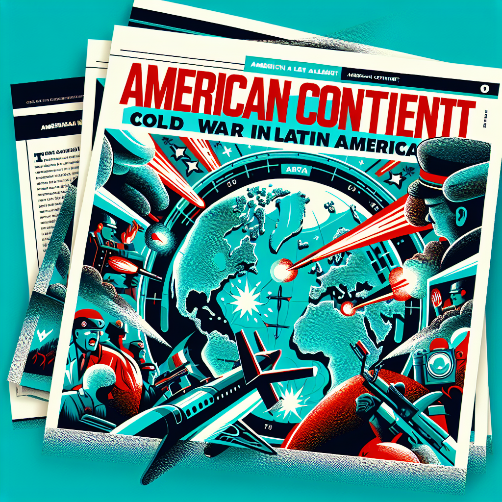 Capa do artigo – Continente americano: American continent: Red Alert: Cold War in Latin America!