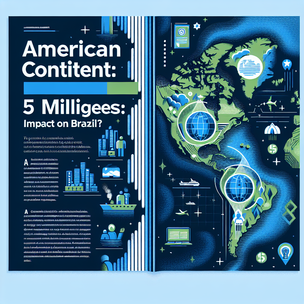 Capa do artigo – Continente americano: American continent: 5 MILLION refugees: Impact on Brazil?