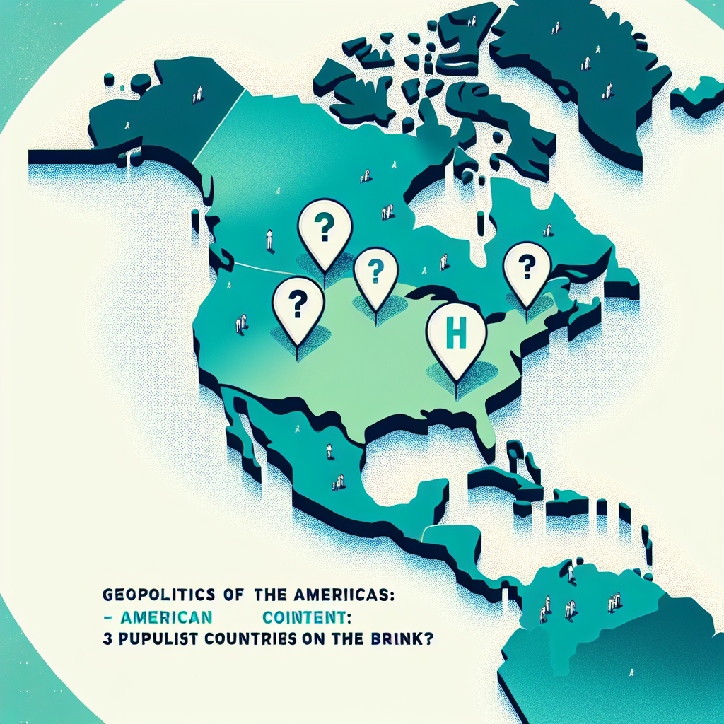 Capa do artigo – Geopolítica das Américas: Continente americano: 3 países populistas à beira do abismo?