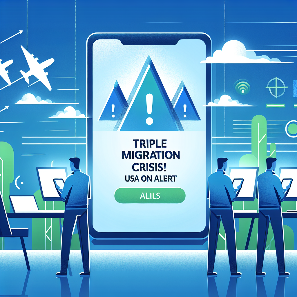 Capa do artigo – Crise Migratória TRIPLA! EUA em ALERTA