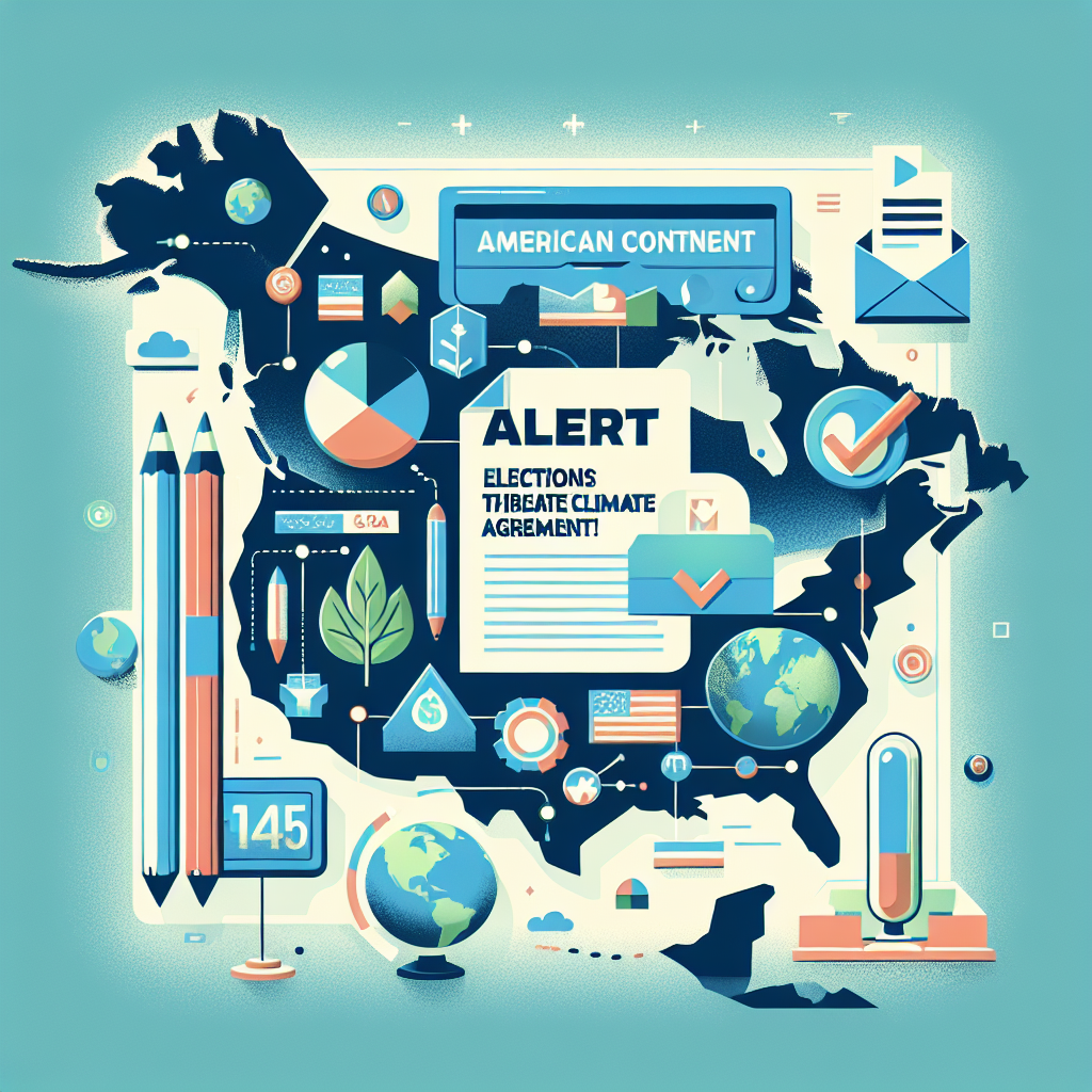 Capa do artigo – Continente americano: 1. Alerta [País]: Eleições Ameaçam Acordo Climático!