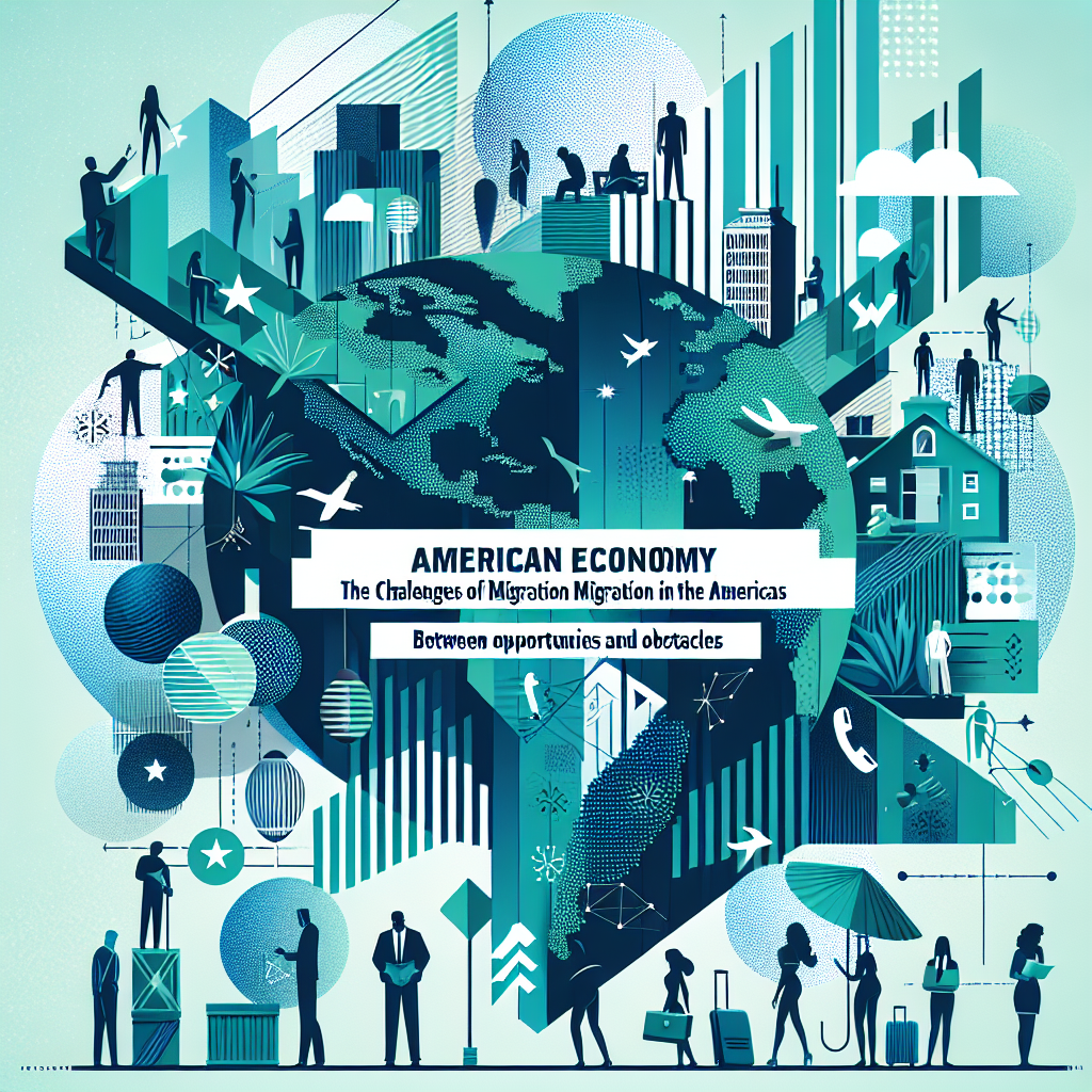 Capa do artigo – Economia americana: Os Desafios da Migração nas Américas: Entre Oportunidades e Obstáculos