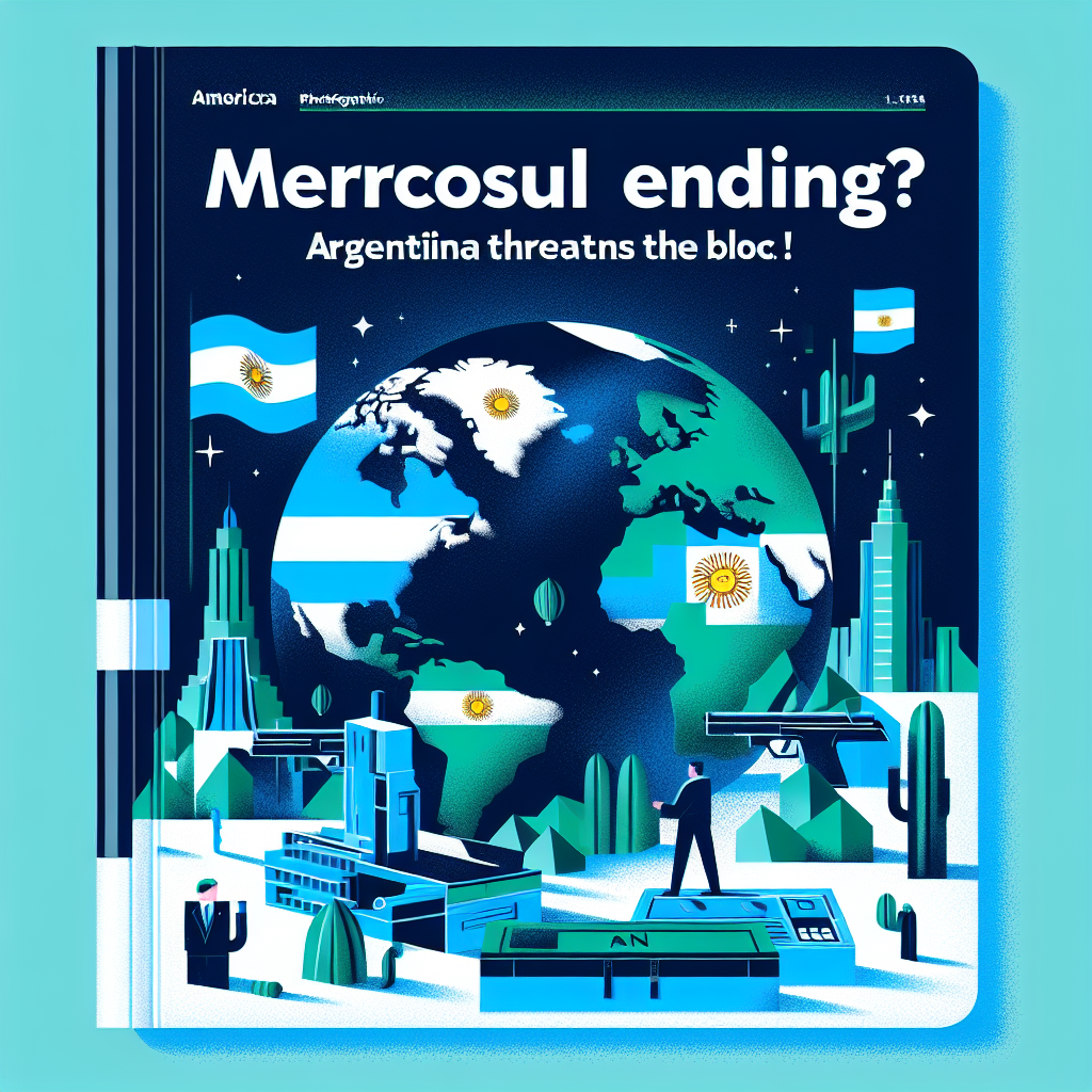Capa do artigo – Continente americano: Mercosul no Fim? Argentina Ameaça o Bloco!