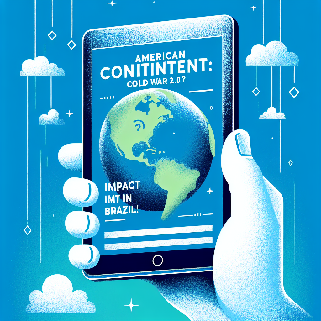 Capa do artigo – Continente americano: Guerra Fria 2.0? Impacto no Brasil!