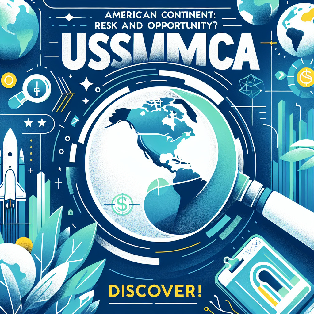 Capa do artigo – Continente americano: USMCA: Risco ou Chance para o Brasil? Descubra!