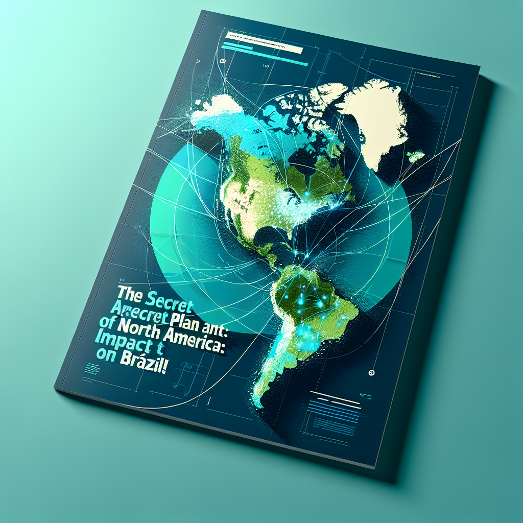 Capa do artigo – Continente americano: O Plano Secreto da América do Norte: Impacto no Brasil!