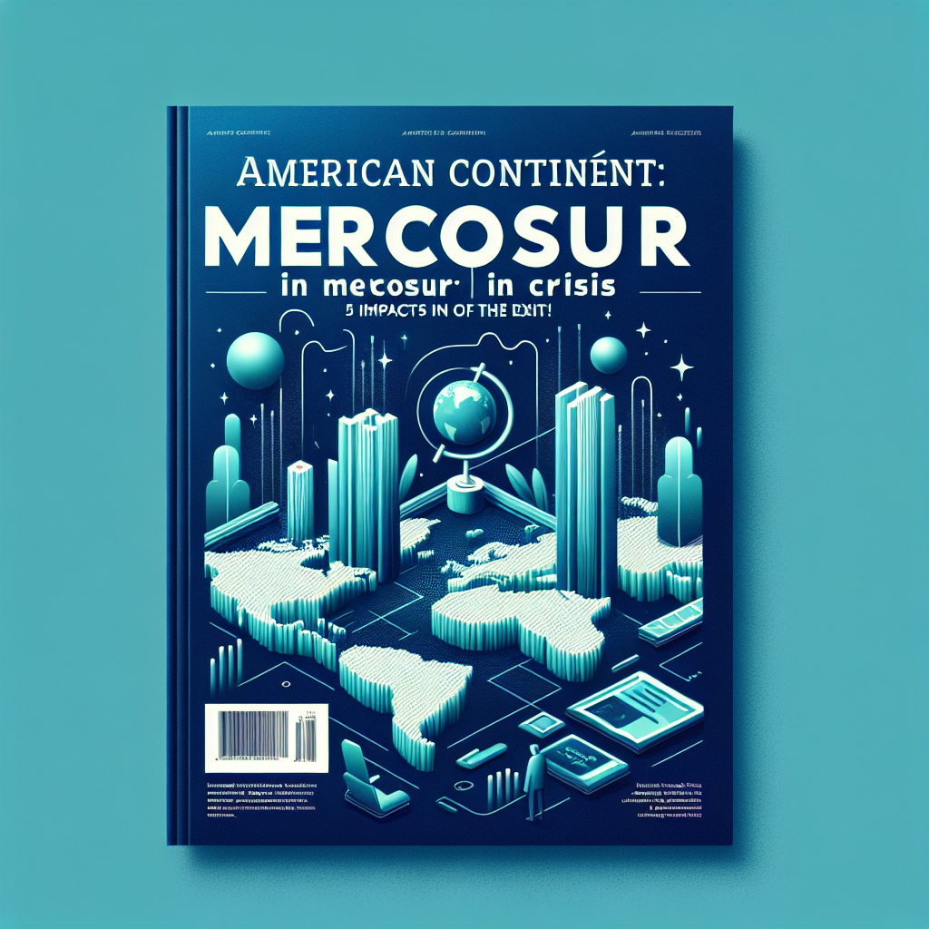 Capa do artigo – Continente americano: Mercosur in Crisis: 5 Impacts of the Exit!