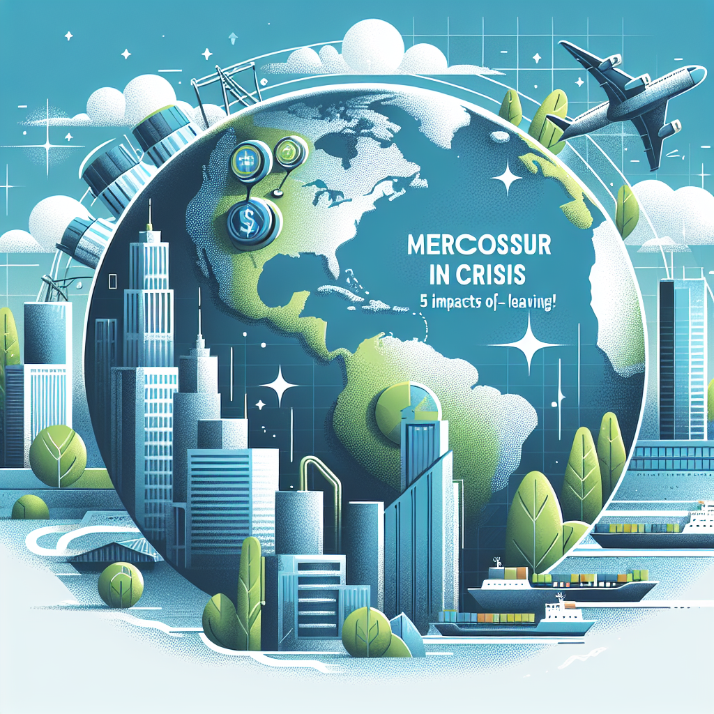 Capa do artigo – Continente americano: Mercosur en crisis: ¡5 impactos de la salida!