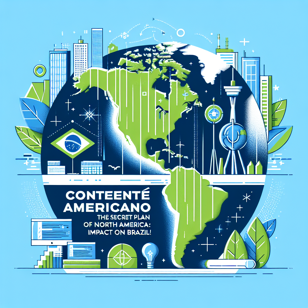 Capa do artigo – Continente americano: The Secret Plan of North America: Impact on Brazil!