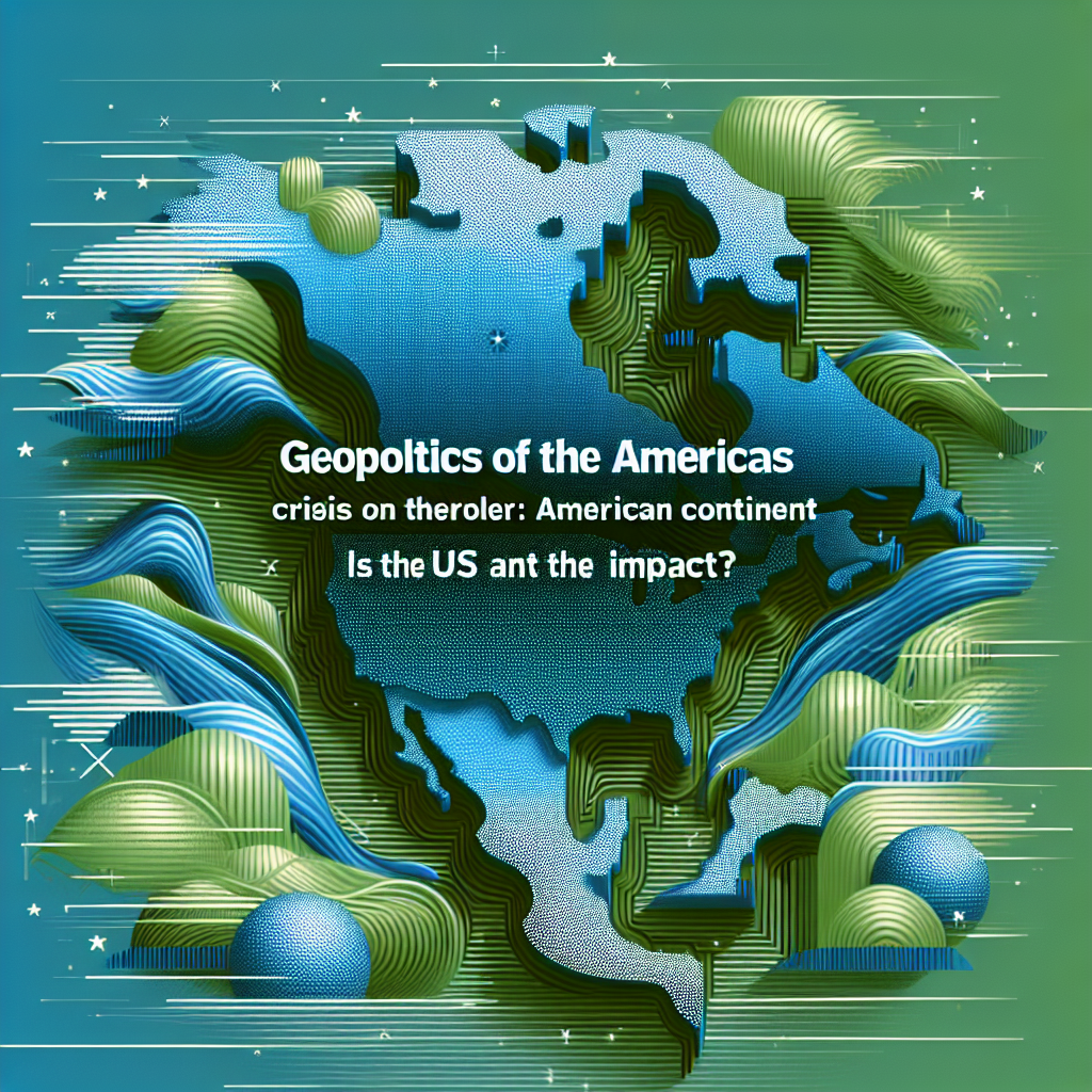Capa do artigo – Geopolítica das americas: Continente americano: Crisis en la frontera: ¿EE. UU. al límite? ¡Mira el impacto!
