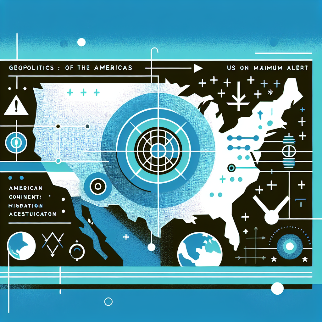 Capa do artigo – Geopolítica das americas: Continente americano: Crisis migratoria: ¡EE. UU. en alerta máxima!