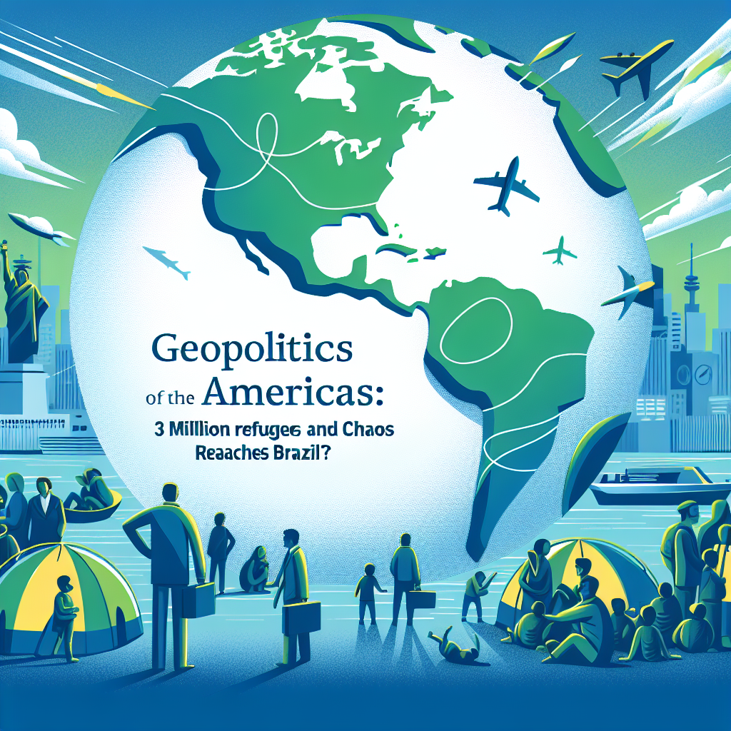 Capa do artigo – Geopolítica das americas: Continente americano: Venezuela: 3 Millones de Refugiados y ¿El Caos Llega a Brasil?