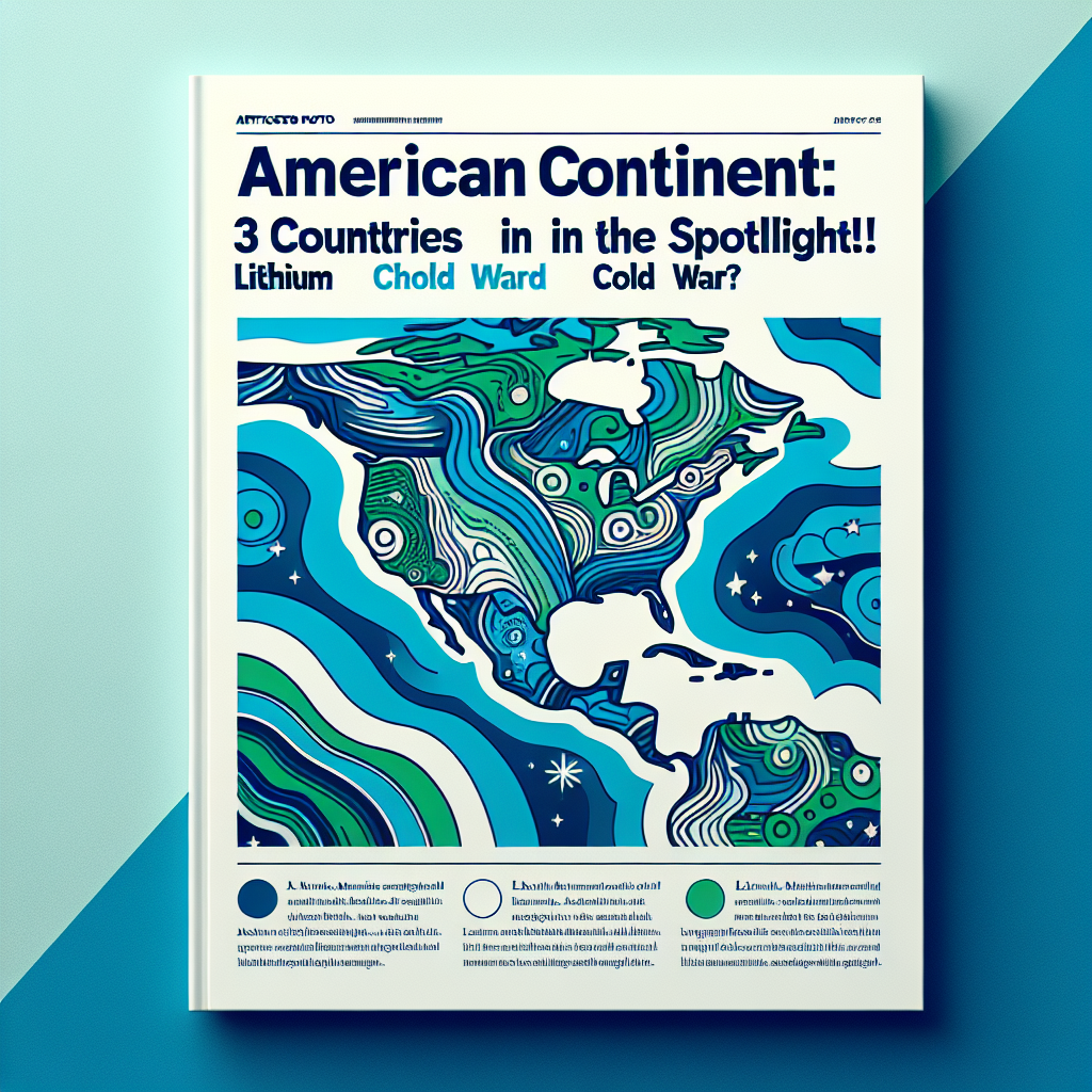Capa do artigo – Continente americano: American continent: 3 Countries in the Spotlight! Lithium Cold War?