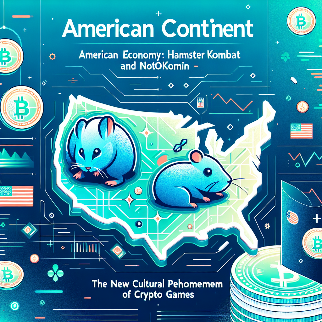 Capa do artigo – Continente americano: American Economy: Hamster Kombat and Notcoin in the American Continent: The New Cultural Phenomenon of Crypto Games