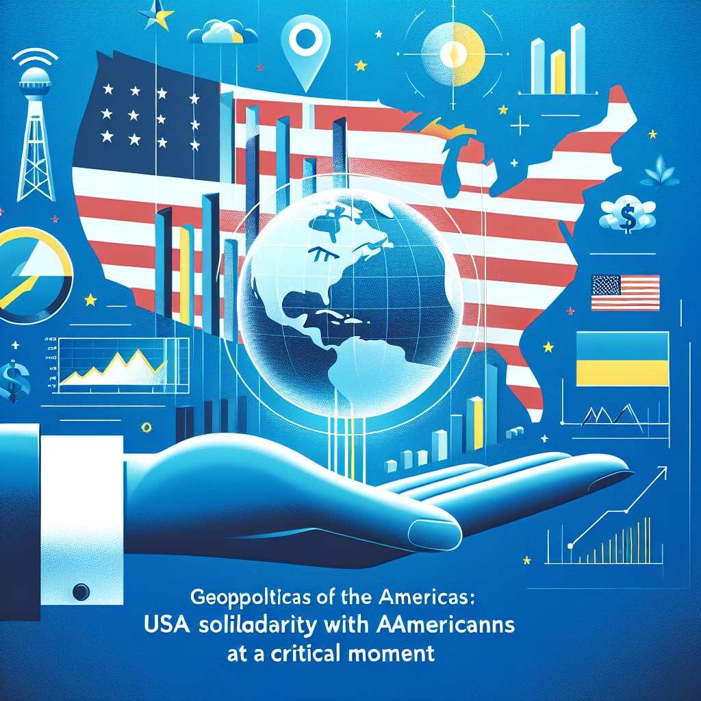 Capa do artigo – Geopolítica das americas: Economía estadounidense: Solidaridad con Ucrania: El Papel de los Americanos en un Momento Crítico