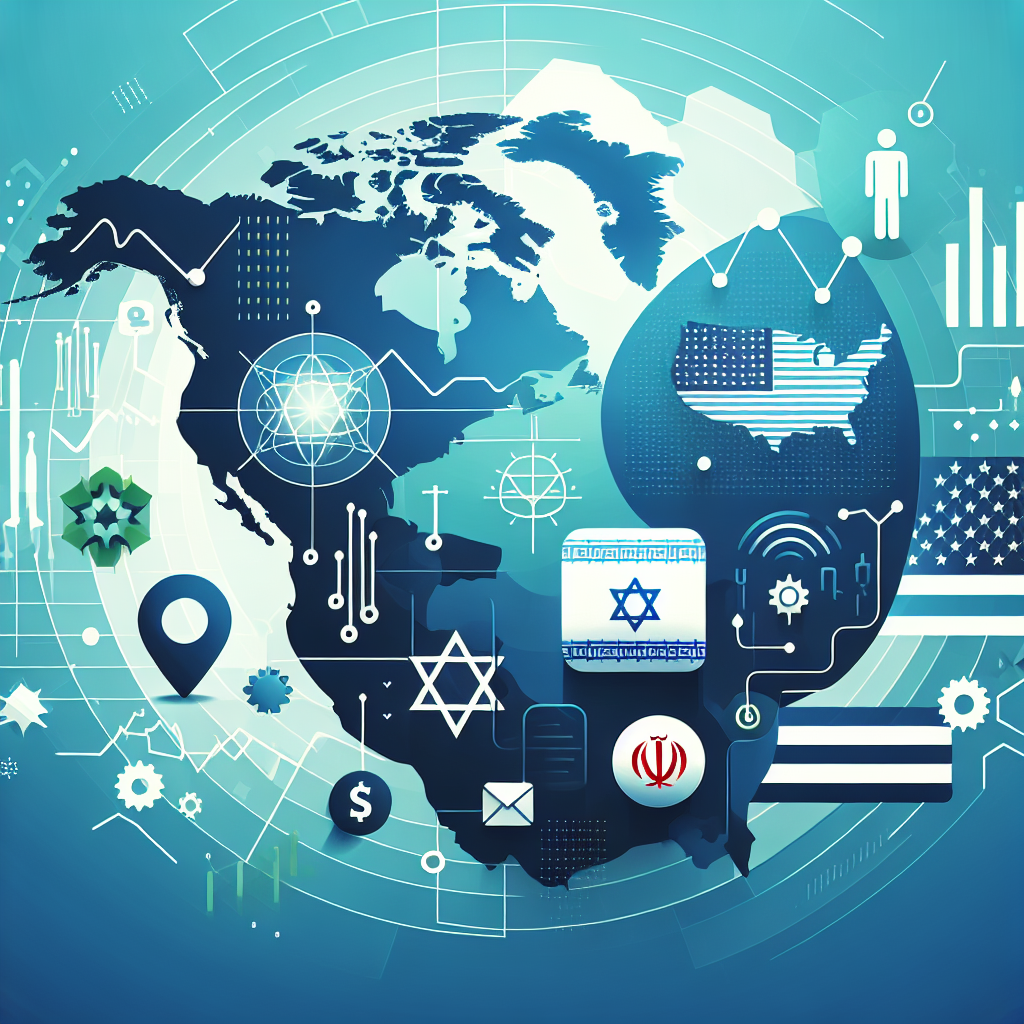 Capa do artigo – Continente americano: Economía estadounidense: ¿Conflicto Irán vs Israel: ¿un nuevo Yom Kippur y sus efectos globales?