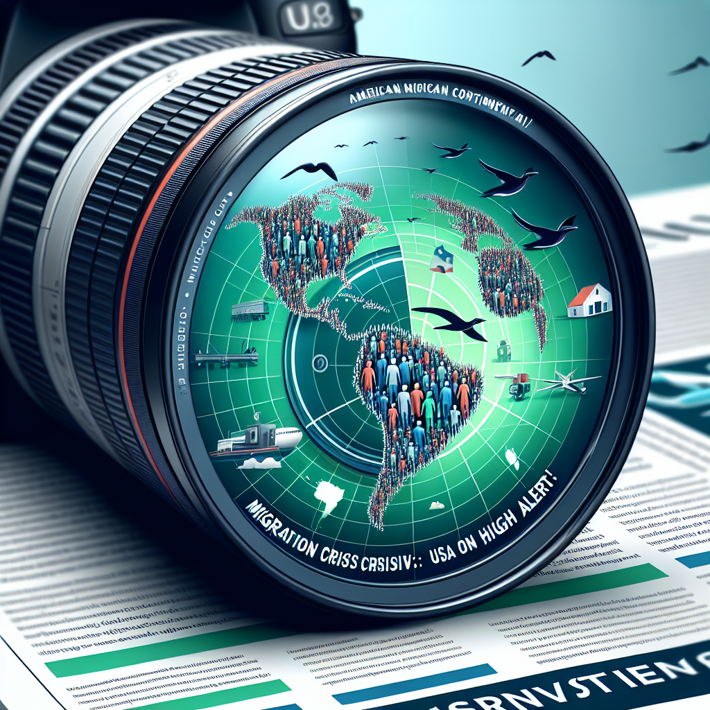 Capa do artigo – Continente americano: American continent: Migration crisis: USA on high alert!