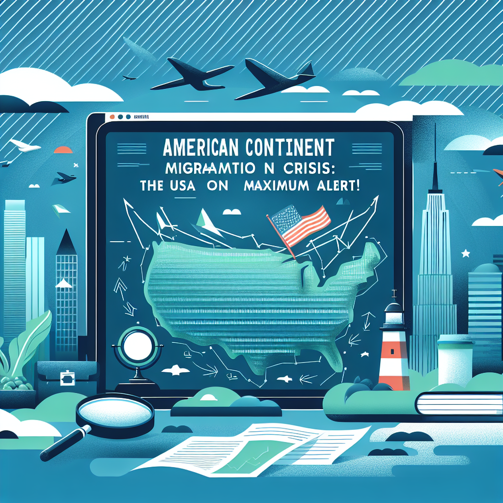 Capa do artigo – Continente americano: Crise Migratória: EUA em alerta máximo!