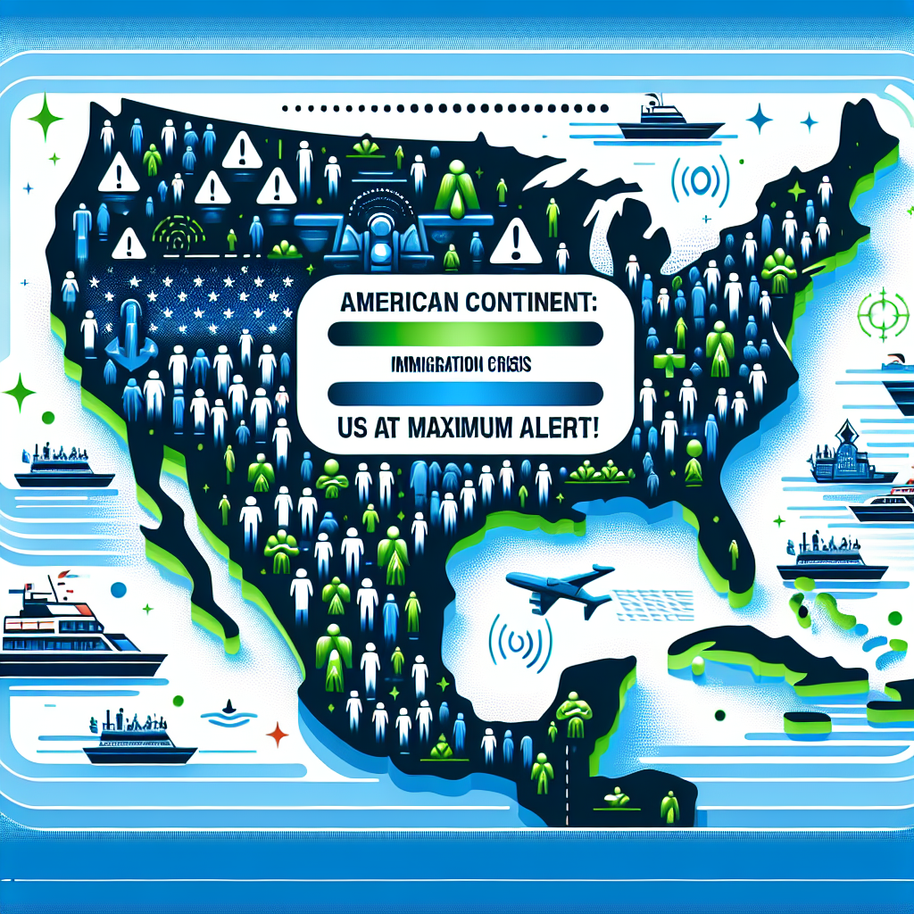 Capa do artigo – Continente americano: Crisis migratoria: ¡EE. UU. en alerta máxima!