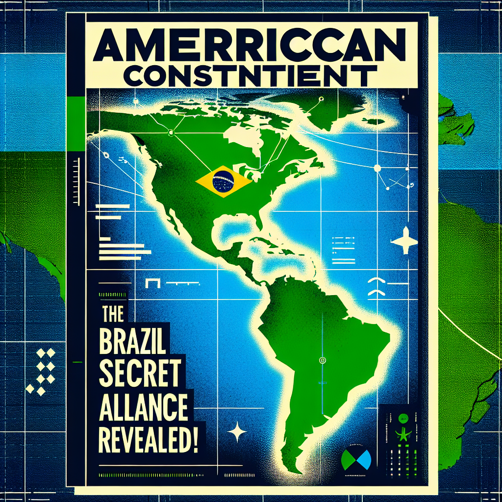Capa do artigo – Continente americano: American continent: Brazil at the forefront? The Secret Alliance Revealed!