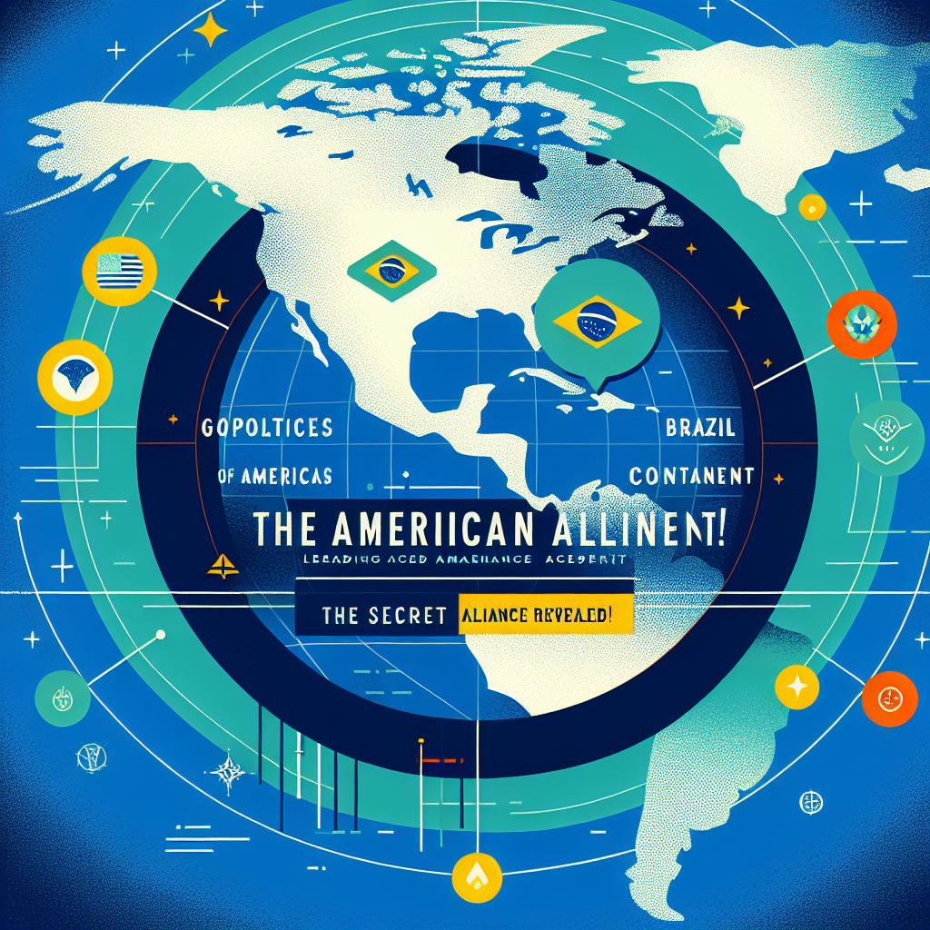 Capa do artigo – Geopolítica das americas: Continente americano: Brasil liderando? ¡La Alianza Secreta Revelada!