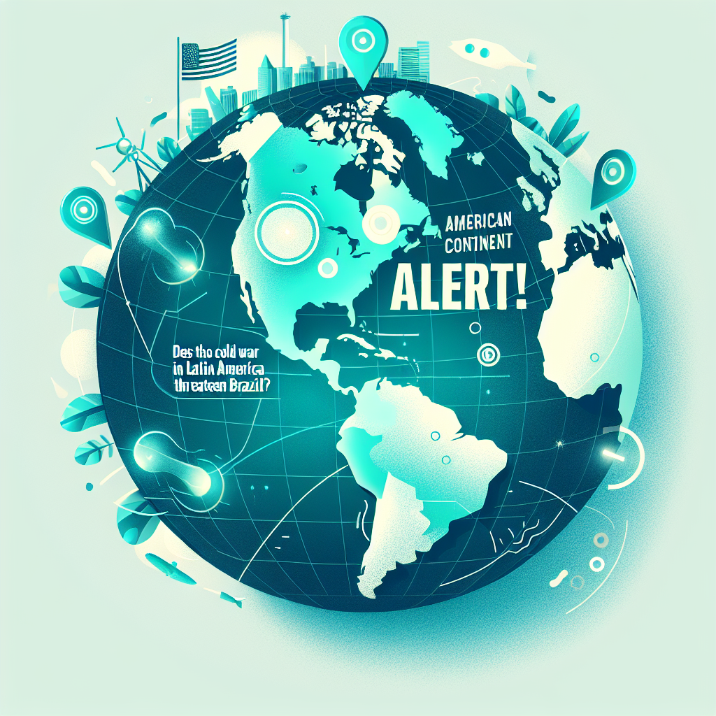 Capa do artigo – Geopolítica das americas: Continente americano: ¡Alerta! ¿La Guerra Fría en América Latina AMENAZA a Brasil?